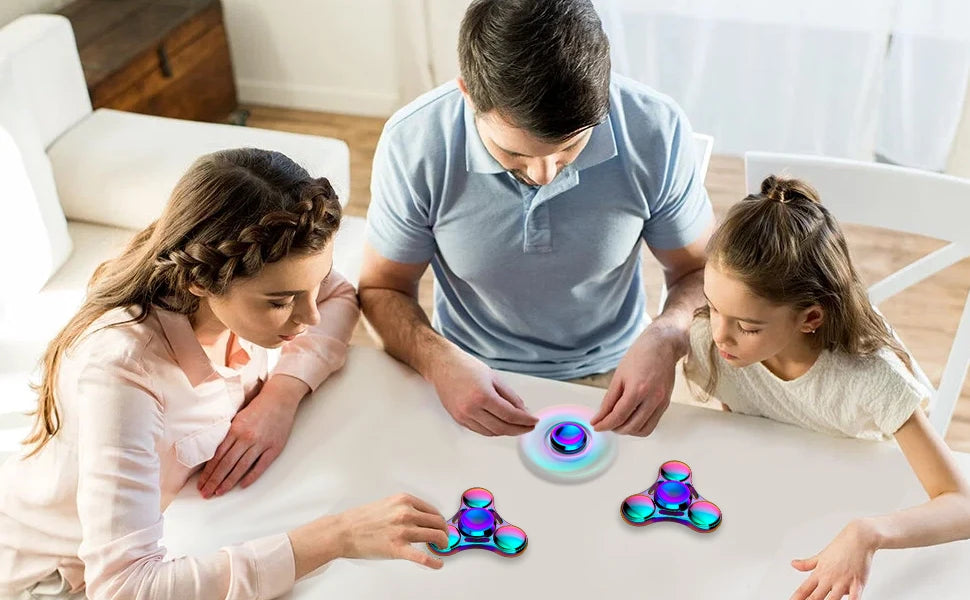 Rainbow UFO Metal Fidget Spinner