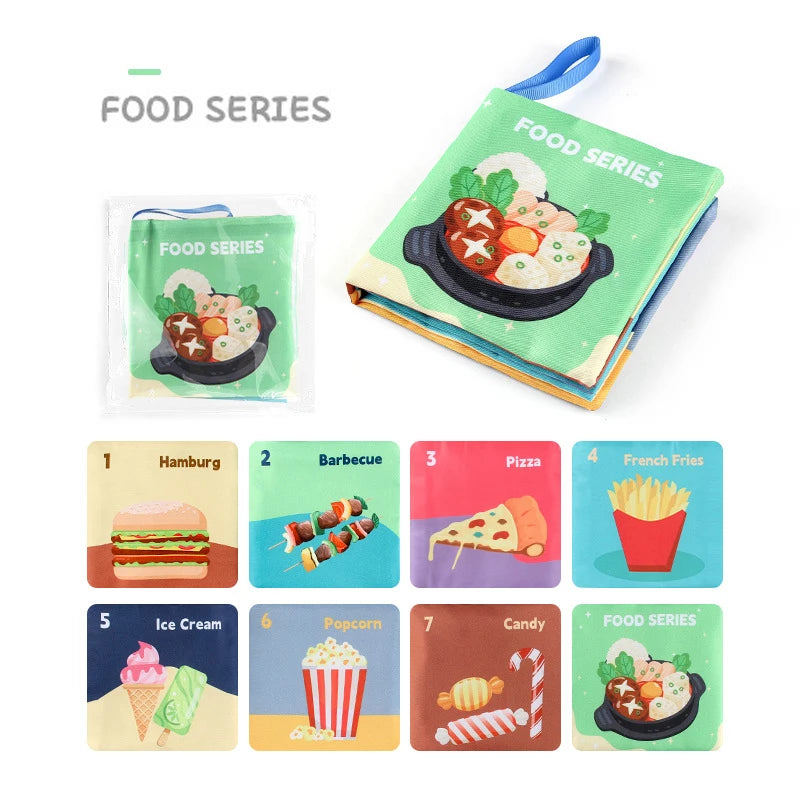 Soft 3D Touch & Feel Baby Cloth Book