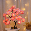 36LED/108LED Table Lamp, Rose Light String, Tree Night Lights, USB Powered Lighting, for Girls Lover Party Camping Summer  Decor
