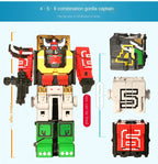 Math Cube Transformation Robot Toy