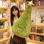 Christmas Tree Plush Toy Pillow – Cute Festive Stuffed Cushion