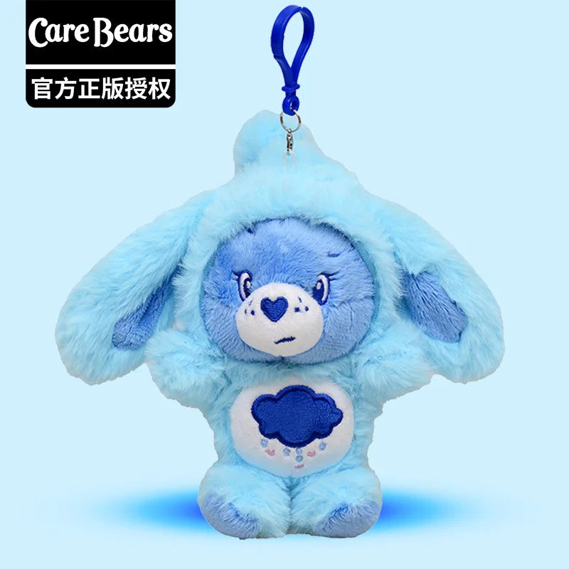 Care Bears Rabbit Hat Plush Keychain Rainbow Bear Bag Charm Gift