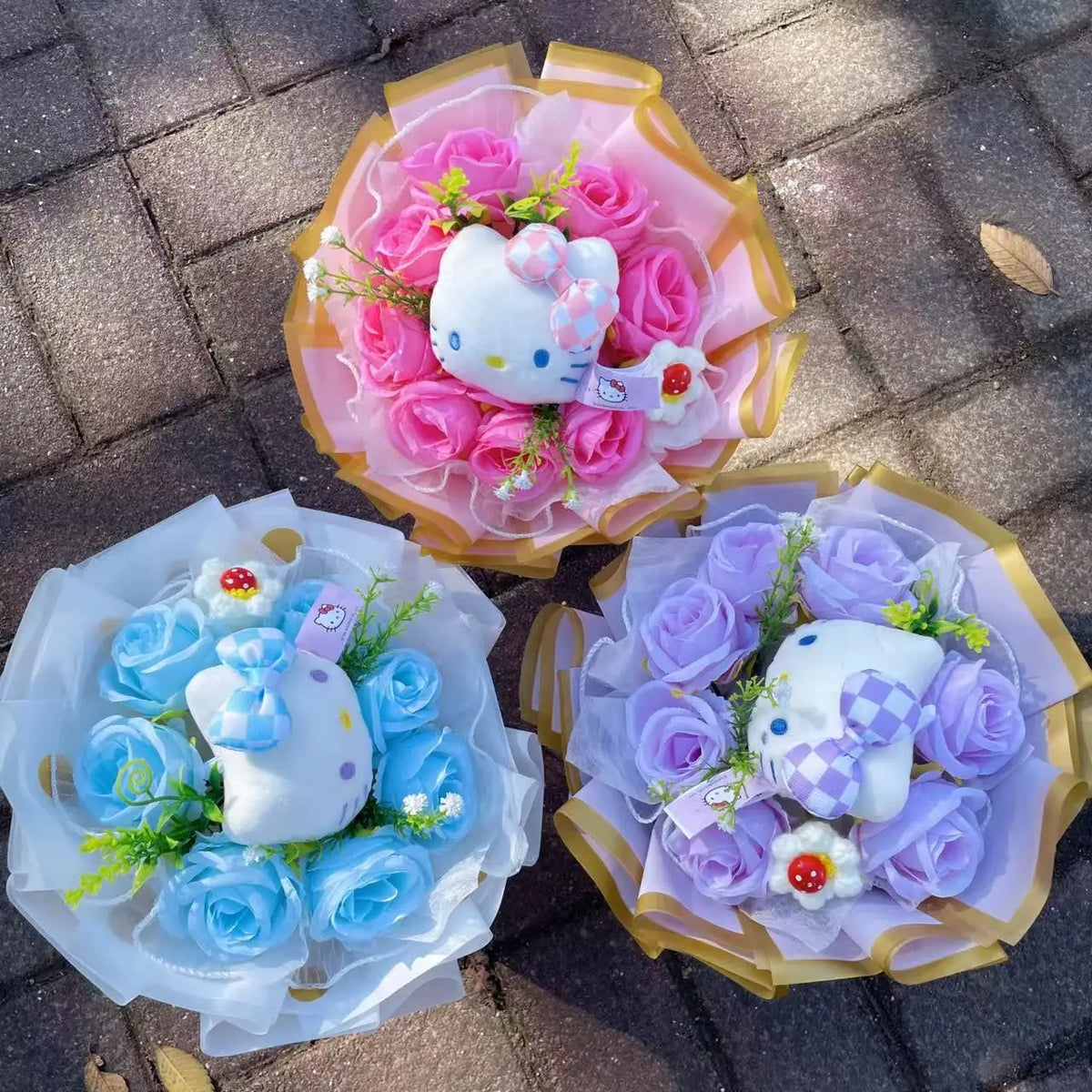 Hello Kitty Plush Keychain Anime Stuffed Toy Gift for Fans