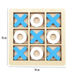 Montessori Wooden Mini Chess Brain Training Puzzle Toy for Kids