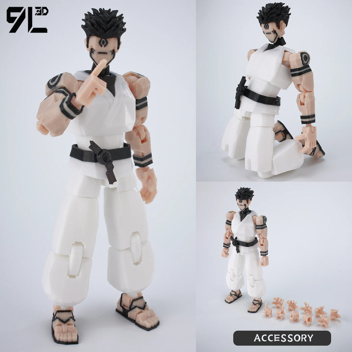 9L3D Lucky13 Gojo Sukuna Jujutsu Fushiguro Toji Gojo Satoru Action Figure Dummy13 T13 Multi-Jointed Collectible Toys Titan13