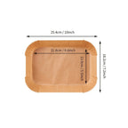 Disposable Air Fryer Paper Liners – Oil Proof Non-Stick Parchment Baking Paper