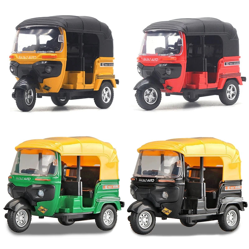 Indian Alloy Tricycle Die-Cast Model Toy