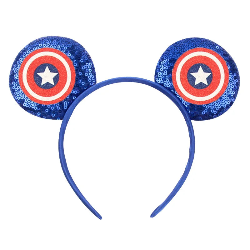 Boys Cute Mouse Ears Headbands Mickey Mouse Hairband With No Bow Party Festival Cosplay Christmas Birthdays Hair Accessories