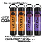 GOPEAK Pocket Mini Flashlight Outdoor Key Clip Cap Ambient Led Long Endurance Disaster Relief Emergency 5050 Small Light