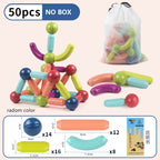 Magnetic Constructor Blocks STEM Building Set for Creative Kids