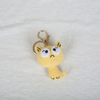 Small Cat Crochet Keychain Cute Kitten Bag Charm