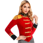 Women Circus Ringmaster Costume – Showman Tailcoat Jacket Outfit