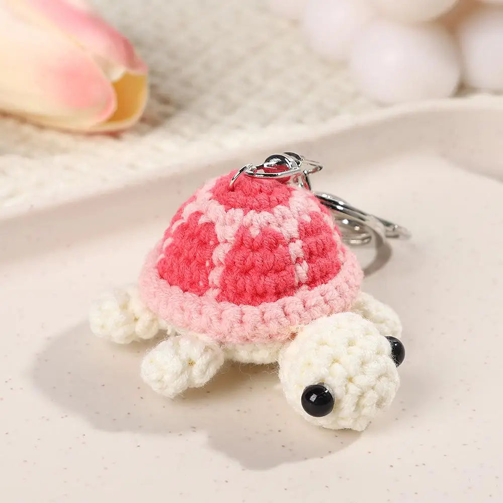 Cute Turtle Crochet Keychain Mini Turtle Bag Charm