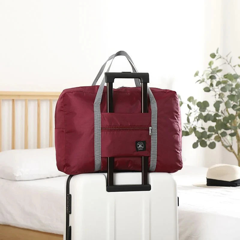 Portable Foldable Travel Duffle Bag Large Capacity Lightweight Carry-On Gym Bag
