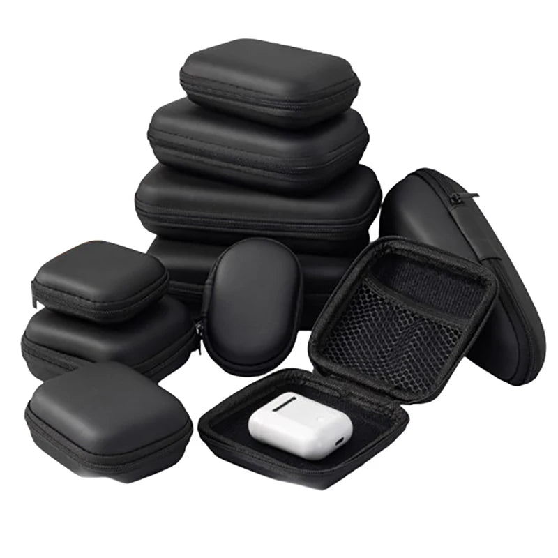Portable Mini Hard Shell Electronics Organizer Case
