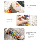 Montessori Wooden Rain Stick Baby Sensory Music Toy