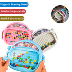 Magnetic Beads Doodle Board with Pen for Creative Learning and Drawing