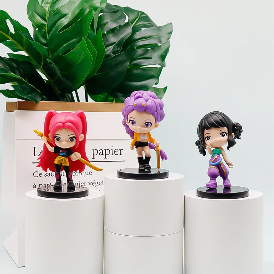 Anime Q Version Figurine Set – 10pcs Mini Collectible Toys