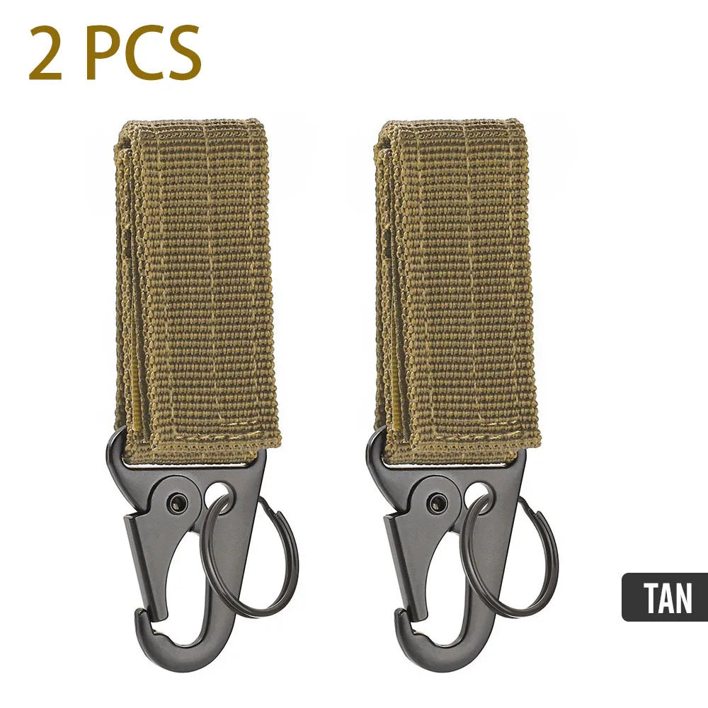 Tactical MOLLE Hanging Buckle Carabiner Clip for Outdoor Gear