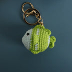 Funny Shrimp Crochet Keychain Cute Ocean Bag Charm