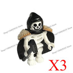 Halloween Scene Building Blocks Skeletons Ghosts Army King Assembled Charactesrs Figures DIY Accessories Bricks Toys Kids Gifts