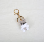 Mini Animal Crochet Keychain Cute Knitted Doll Keyring
