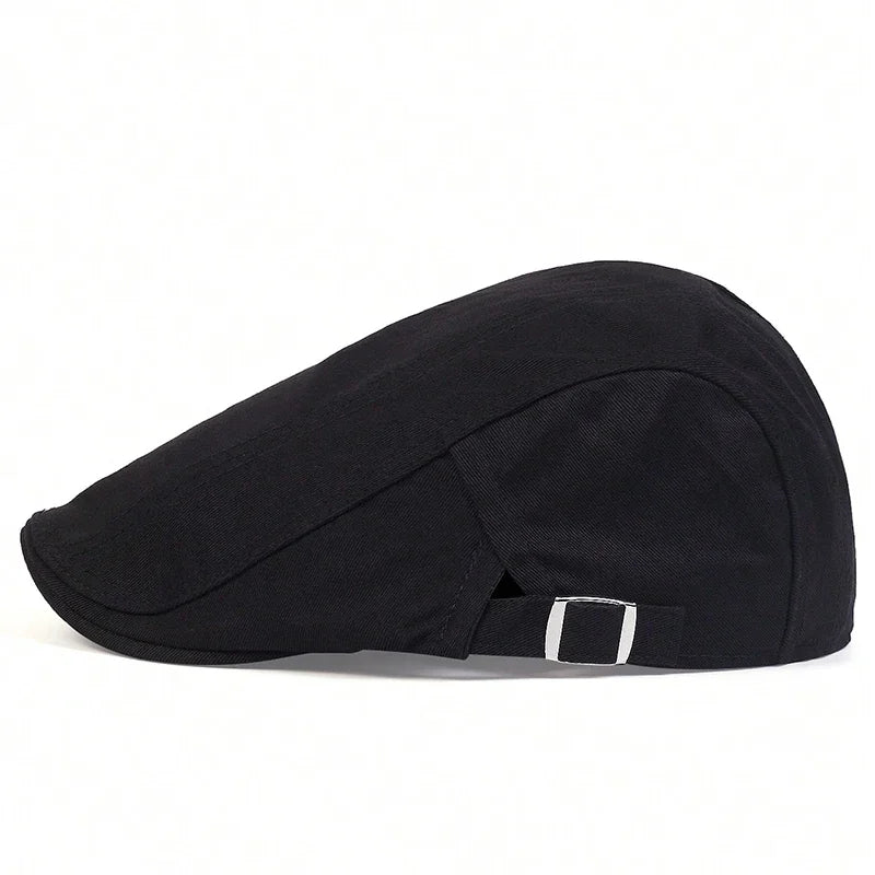 British Newsboy Flat Cap for Casual Vintage Outdoor Style