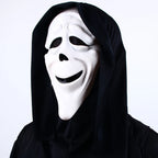Quality Halloween Movie Scream Horror Face Mask Realistic Creepy Ghost Masks Stick Tongue Out Funny Scary Cosplay Costume  Props