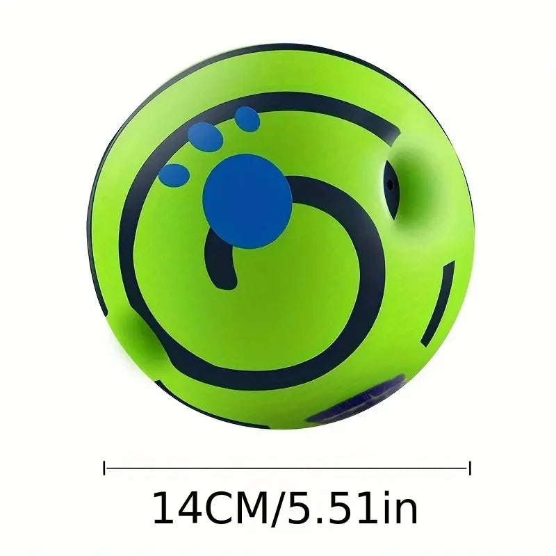 Interactive Giggle Ball Dog Toy for IQ Training and Active Play