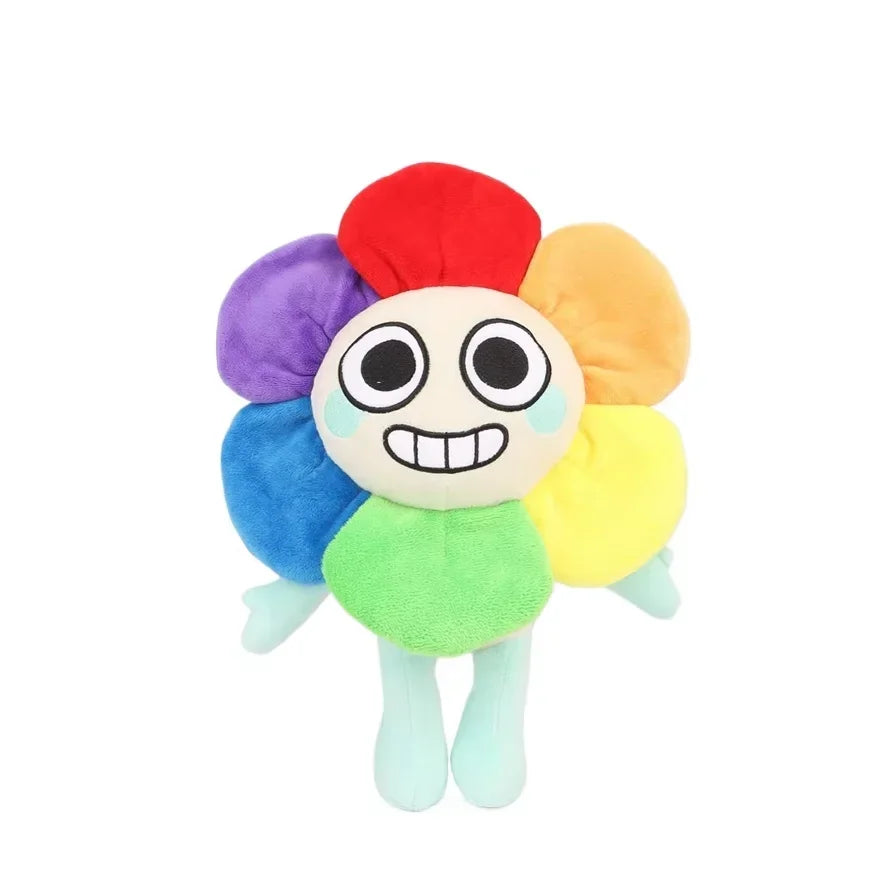 New Dandy's World 35cm Plush Cute Dandy World Scrap Stuffed Horror Game Goob Pebble Plushie Soft Pillow Doll Children Gifts Doll