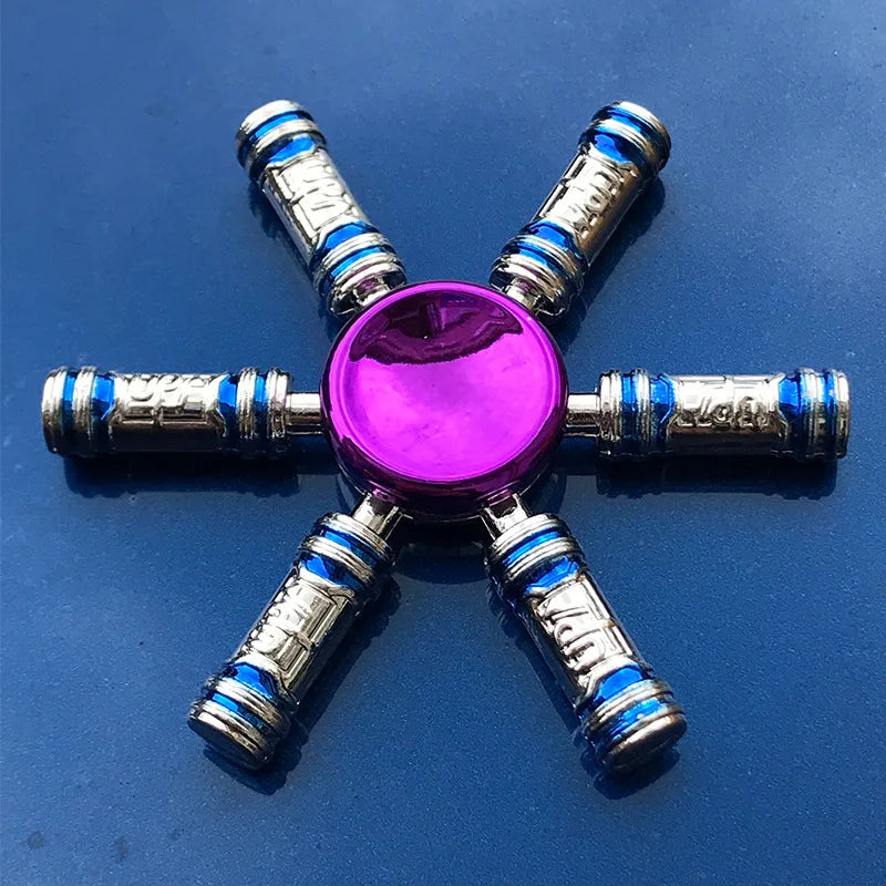 Anime Metal Fidget Spinner Zinc Alloy Silent Stress Relief Toy