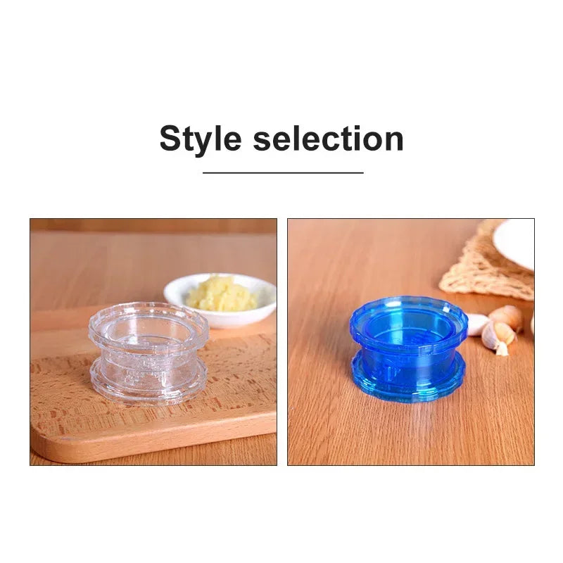 Manual Multifunctional Garlic Crusher – Rolling Garlic Press & Chopper
