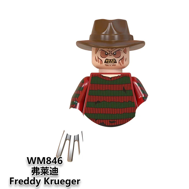 Halloween New Bricks Building Blocks Terrifier Death Megan Mini Figures Minifigures Toys Bricks Gifts For Children Adults