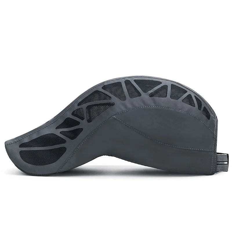 Quick Dry Mesh Flat Ivy Cap for Golf Driving and Outdoor Comfort
