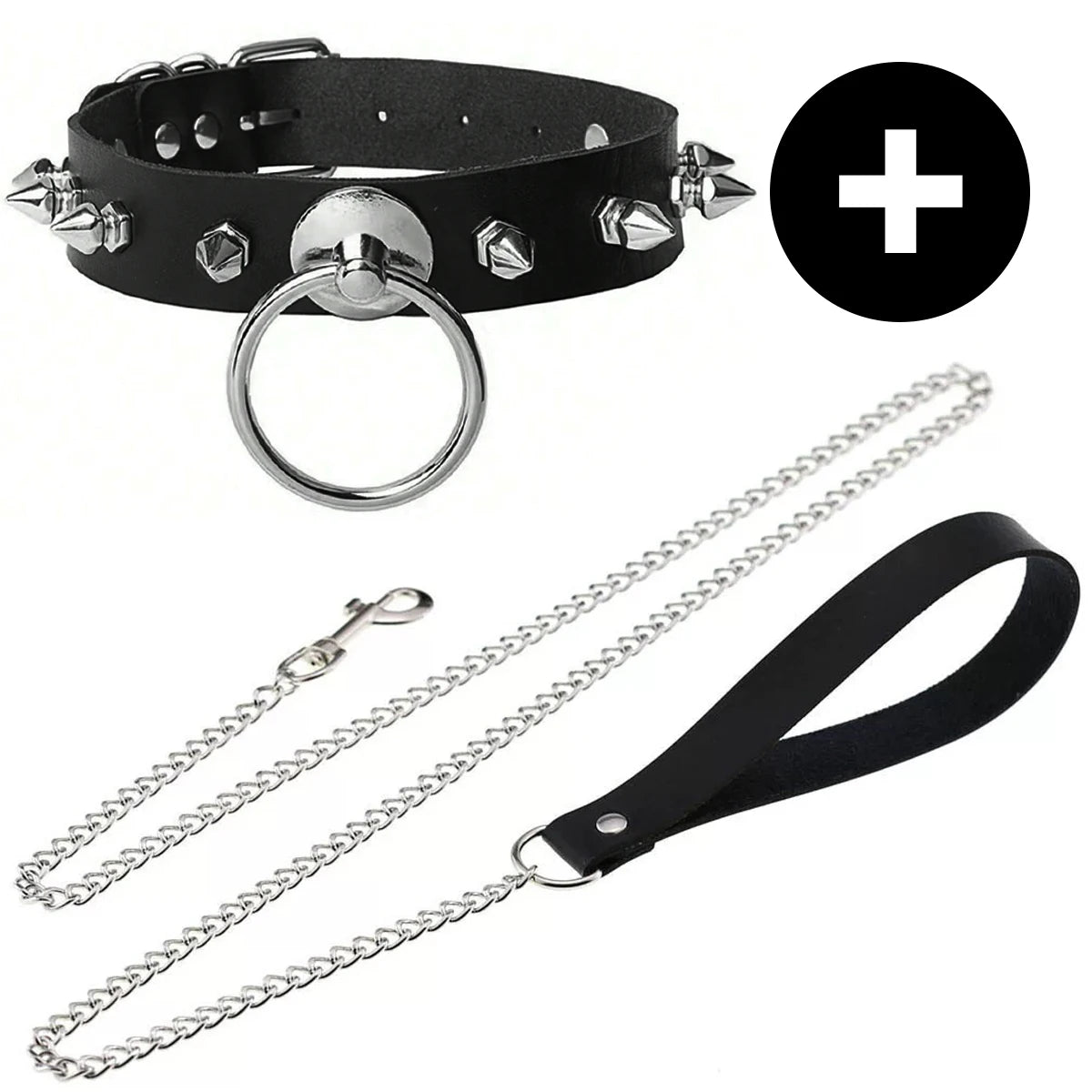 Gothic Punk Pu Leather Choker With O-Ring - Adjustable Collar Necklace For Women, Perfect For Halloween & Everyday Wear