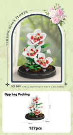 Eternal Flower Bouquet Bonsai Micro Building Blocks Set