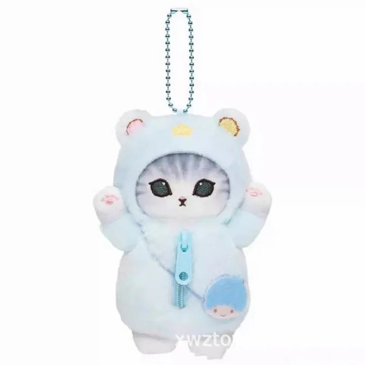 Kawaii Mofusand Sanrio Plush Keychain Anime Bag Charm