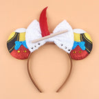 Sequin Mouse Ears Bow Headband for Women & Girls