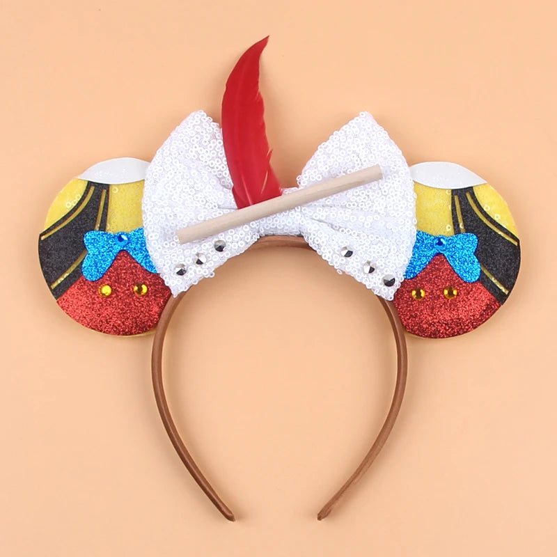 Sequin Mouse Ears Bow Headband for Women & Girls
