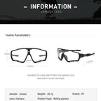 Photochromic Cycling Glasses UV400 Sports Sunglasses for Men & Women Outdoor