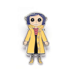 Horror Animated Films Doll Enamel Pins Cartoon Character Role Brooch Lapel Badge Punk Halloween Jewelry Gift for Friend