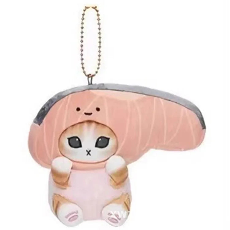 Kawaii Mofusand Sanrio Plush Keychain Anime Bag Charm