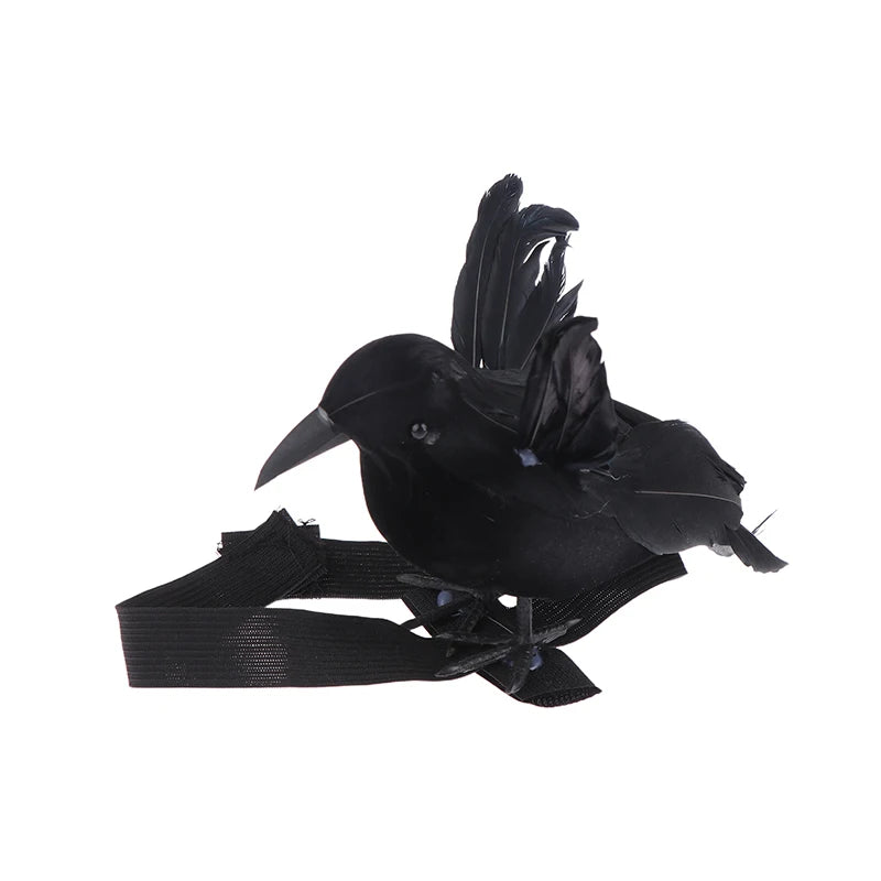 Halloween Party Costumes Black Crow with Shoulder Strap Decoration Cosplay Props