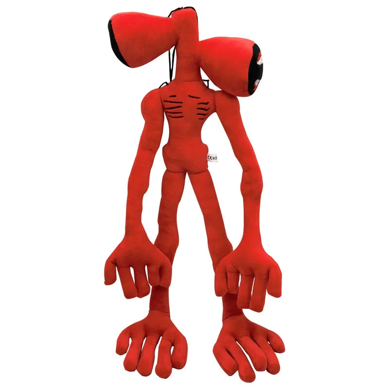 Anime Siren Head Plush Doll Toys Scary Black White Red Sirenhead Cat Peanut Soft Cartoon Stuffed Figure   Children Gifts