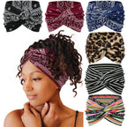 Twisted Extra Wide Turban Workout Headband for Women