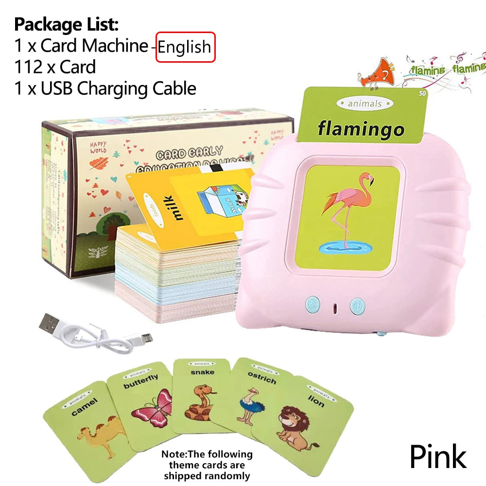 Talking Flash Cards Early Learning Educational Toy for Preschool Kids
