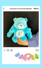 Care Bears Rabbit Hat Plush Keychain Rainbow Bear Bag Charm Gift