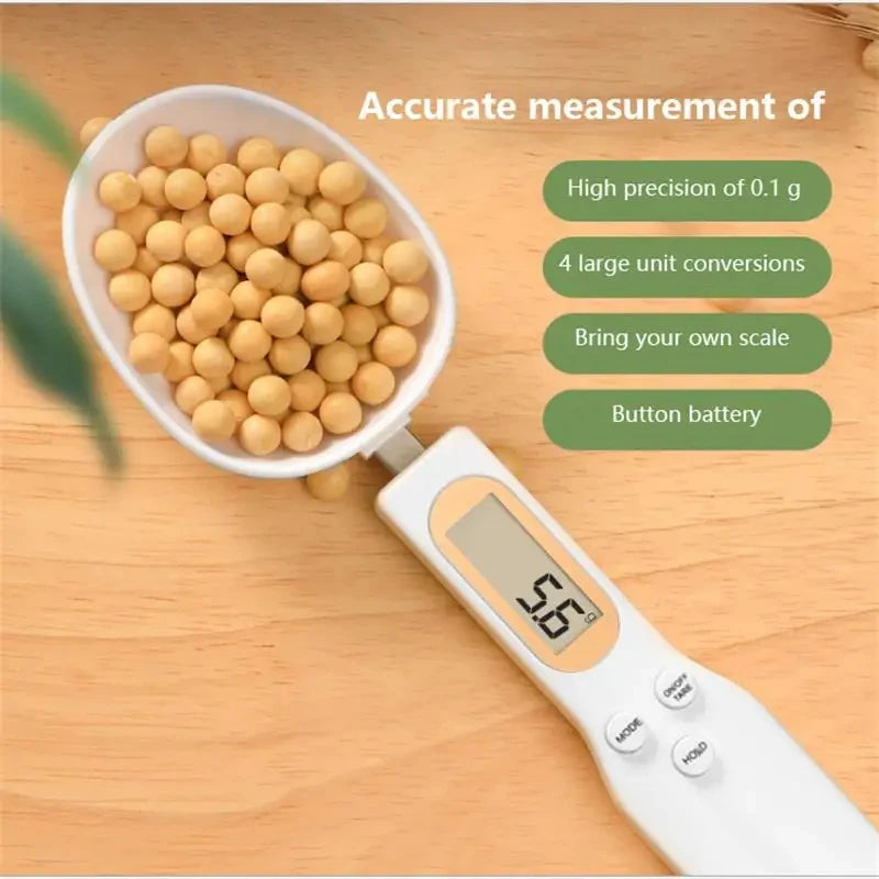 LCD Digital Measuring Spoon – Electronic Kitchen Scale for Baking & Coffee