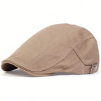 British Newsboy Flat Cap for Casual Vintage Outdoor Style