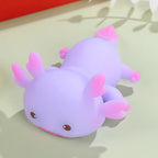 Cute Axolotl Squishy Squeeze Fidget Toy for Stress Relief Kids